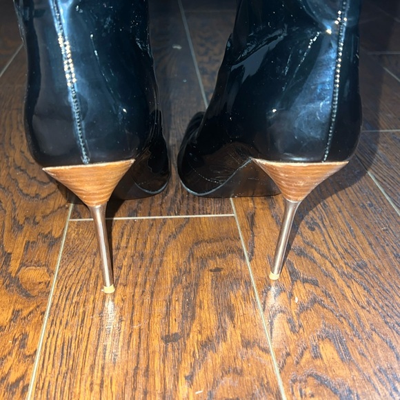 H&M Premium Patten Leather Boots Size 8.5 - Picture 9 of 14